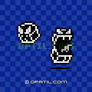 ミミックの画像：GB版聖剣伝説1の敵・モンスター図鑑 ／ GB版聖剣伝説1攻略