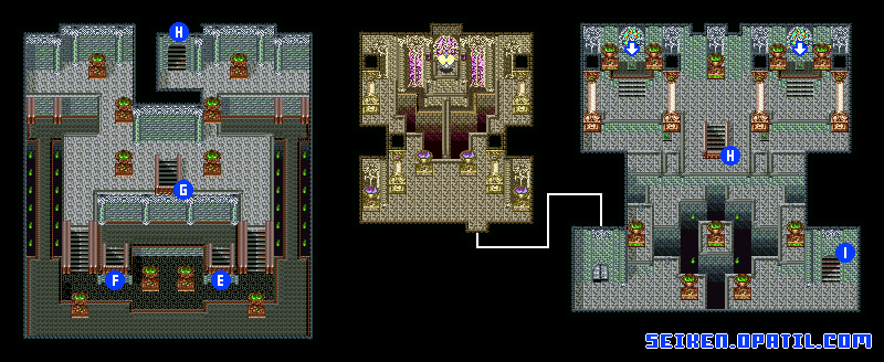 マナの大神殿 マップ画像4：聖剣伝説2 攻略
