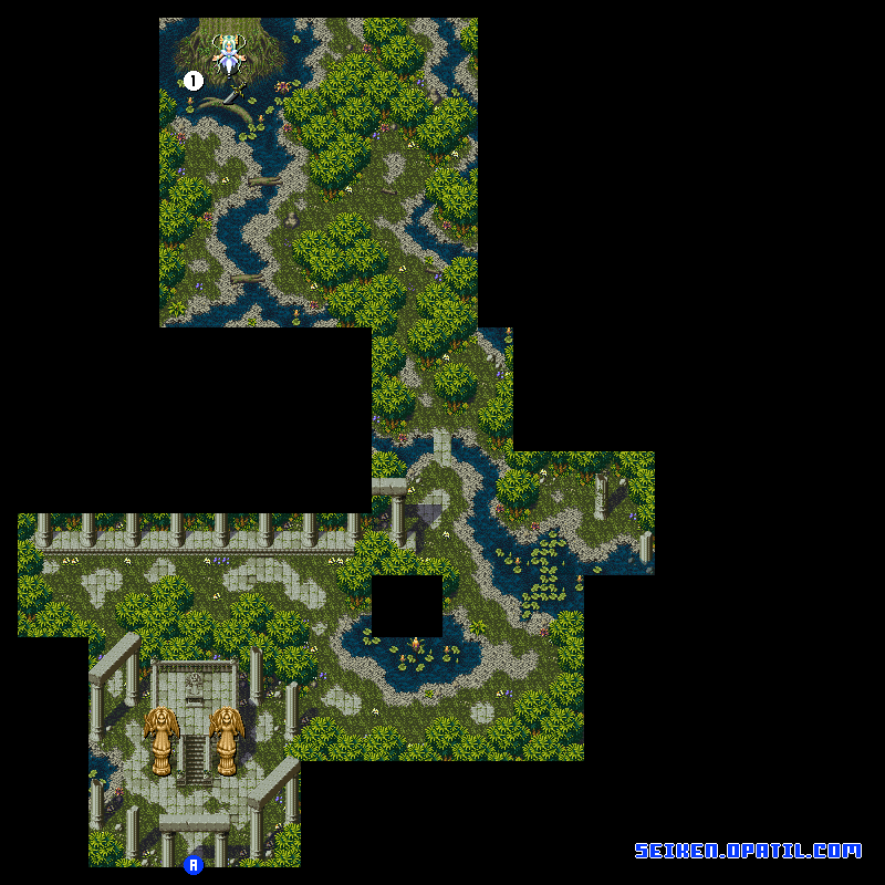 マナの聖域 マップ画像2：聖剣伝説3攻略